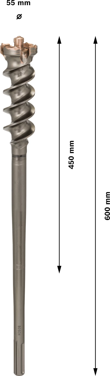 Bosch 1618596457 SDS-Max Doorvoerboor - Type 9 - 55 X 450 X 600mm thumbnail 4