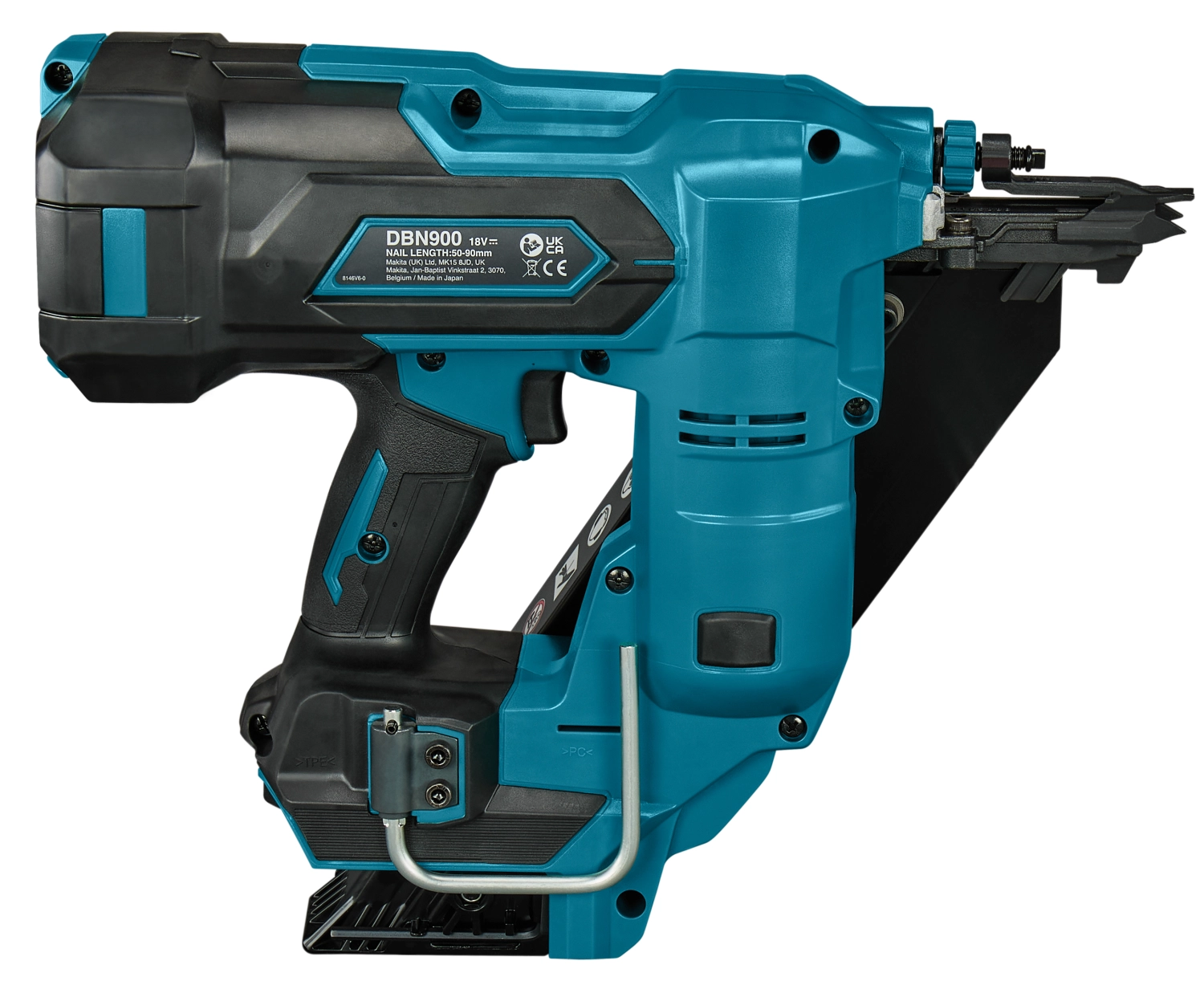 Makita DBN900ZK 18V Li-Ion Accu Constructietacker Body In Koffer - 50-90mm - D-kop Nagels thumbnail 4