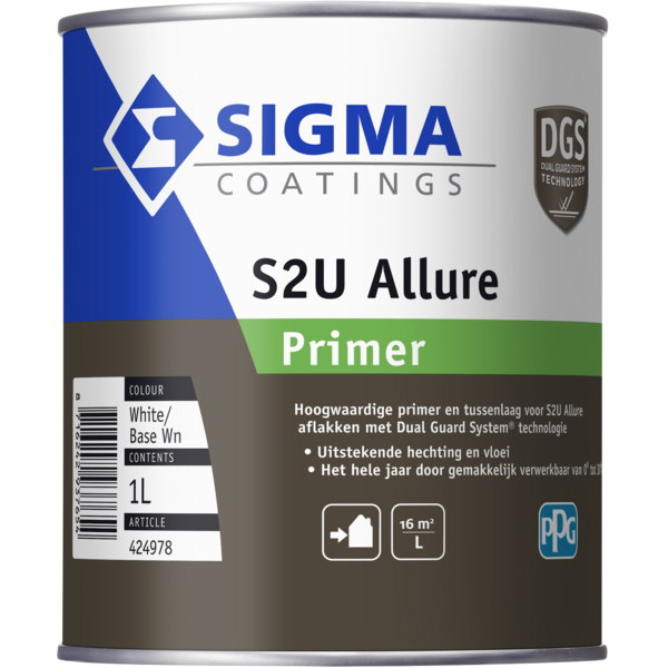 Sigma S2U Allure Primer Wit 1 Liter