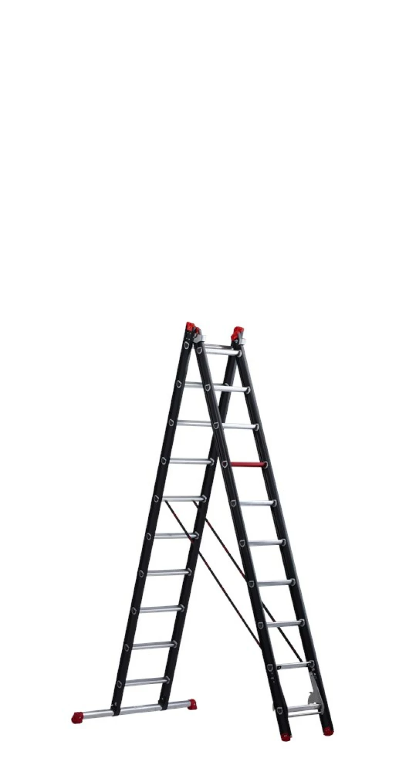 Altrex Mounter ZR 2050 Reformladder - Aluminium - 2 X 10 Sporten - Max. Werkhoogte 5,9m - Met Stabiliteitsbalk