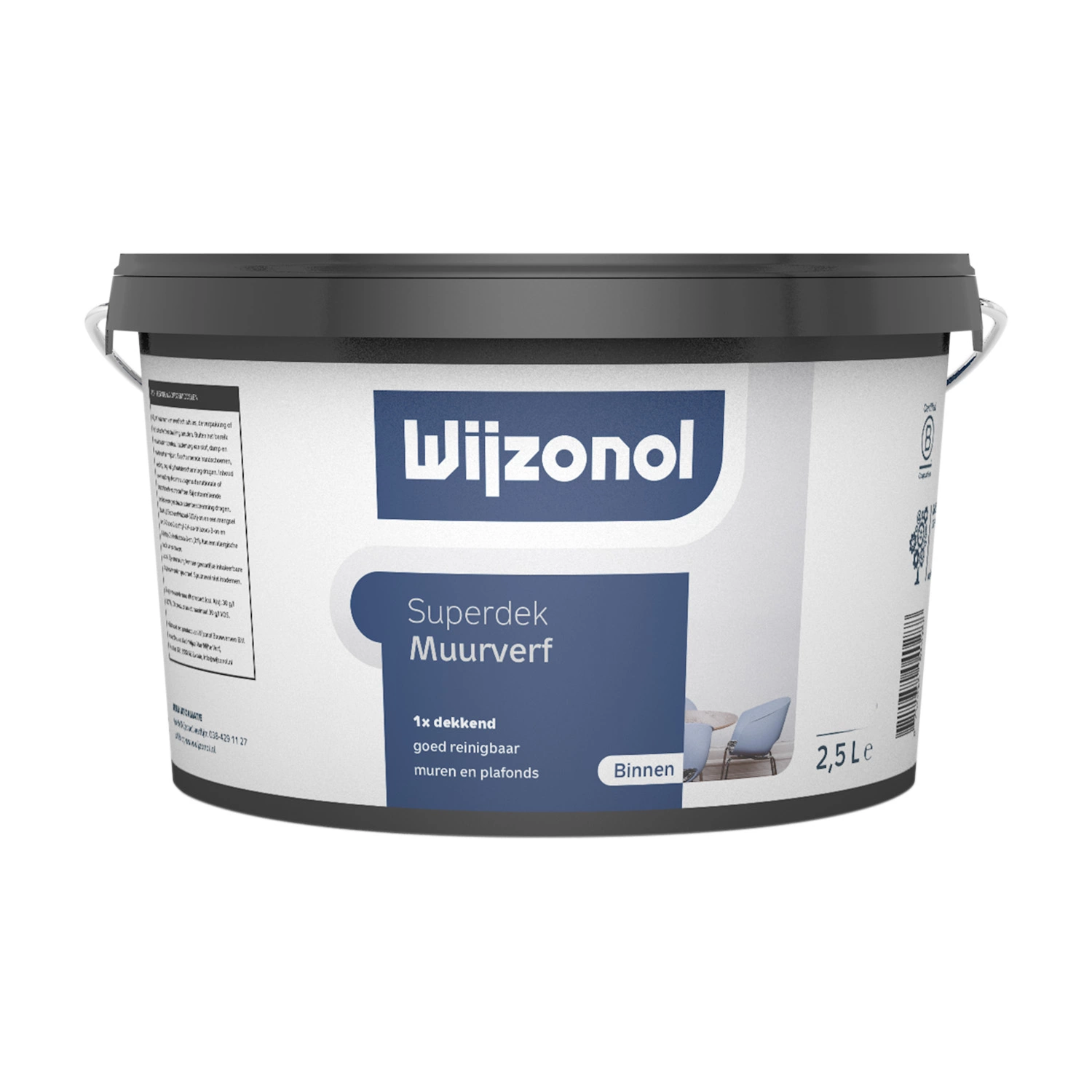 Wijzonol Superdek Muurverf - 2,5L