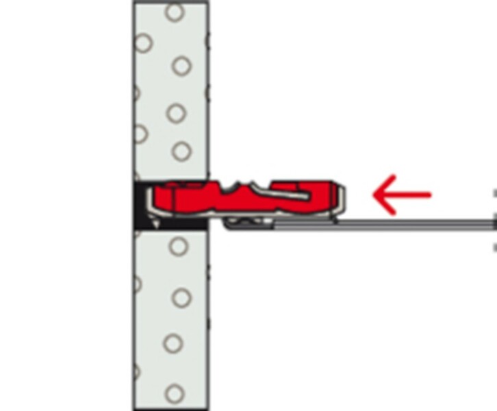 Fischer 537259 Hollewandplug DuoTec 10 S - 10 X 50mm - Schroef 5 X 60mm (25st) - Detailed view of the product