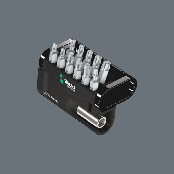 Wera 5057422001 12-delige Bit-Check 12 Wood 2 Bitset - Detailed view of the product