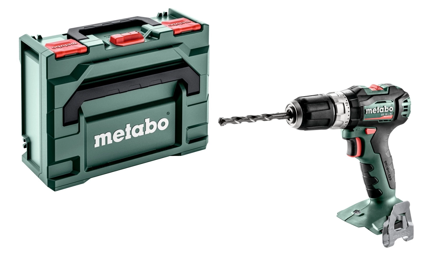 Metabo SB 18 L BL 18V Li-ion Accu Klopboormachine Body In MetaBOX - Koolborstelloos