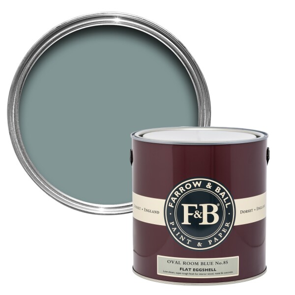 Farrow&Ball Flat Eggshell Oval Room Blue No.85 - 750ml afbeelding