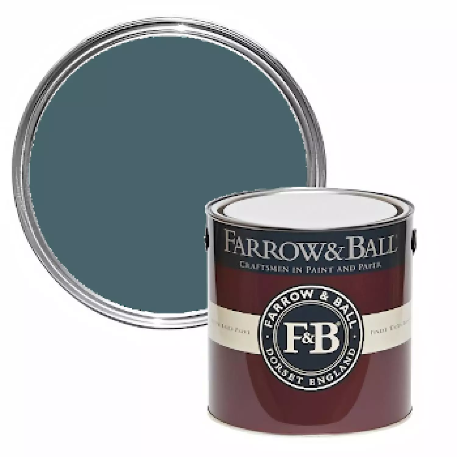 Farrow&Ball Dead Flat Coppice Blue No. G9 - 0,75L