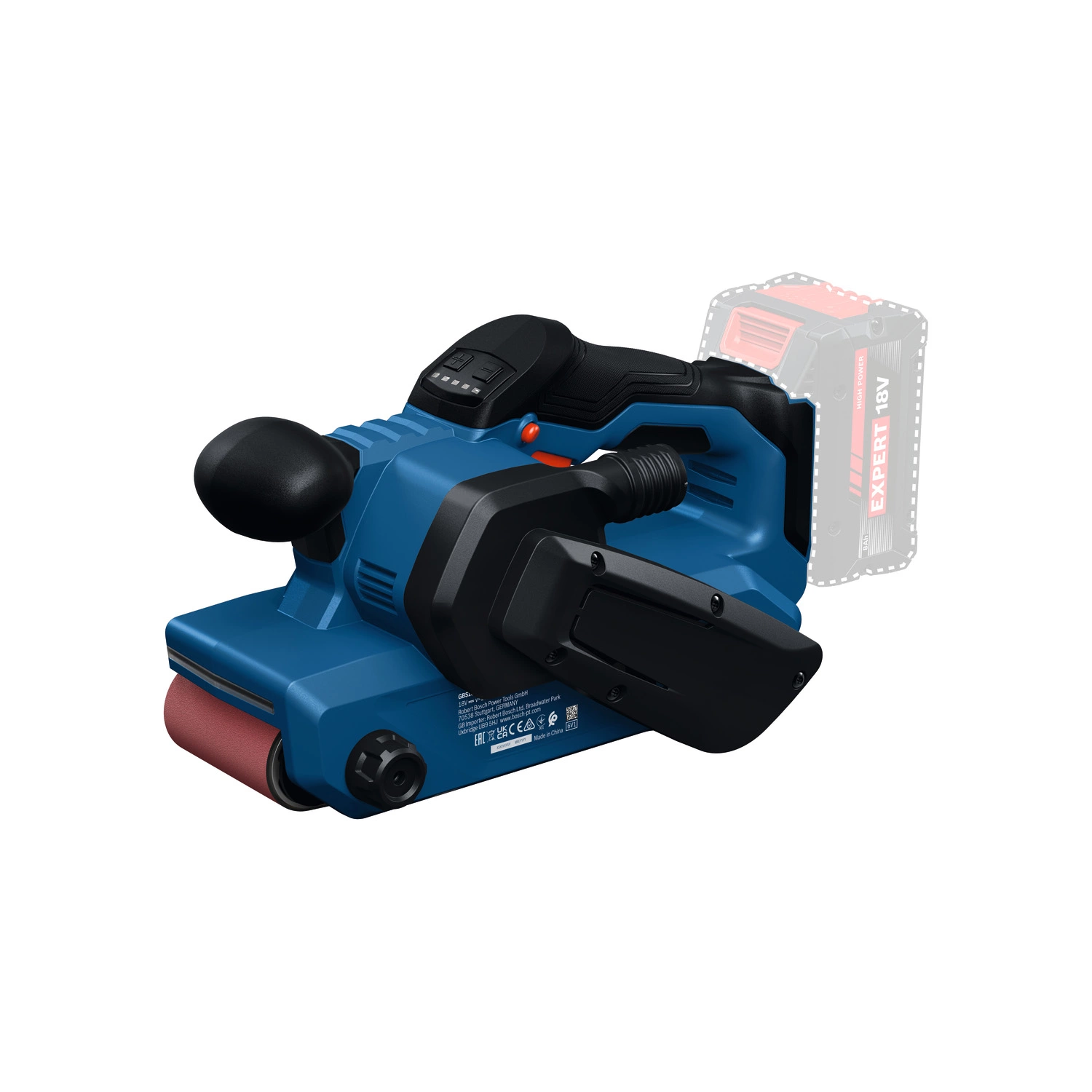 Bosch GBS18V-75 Accu Bandschuurmachine afbeelding