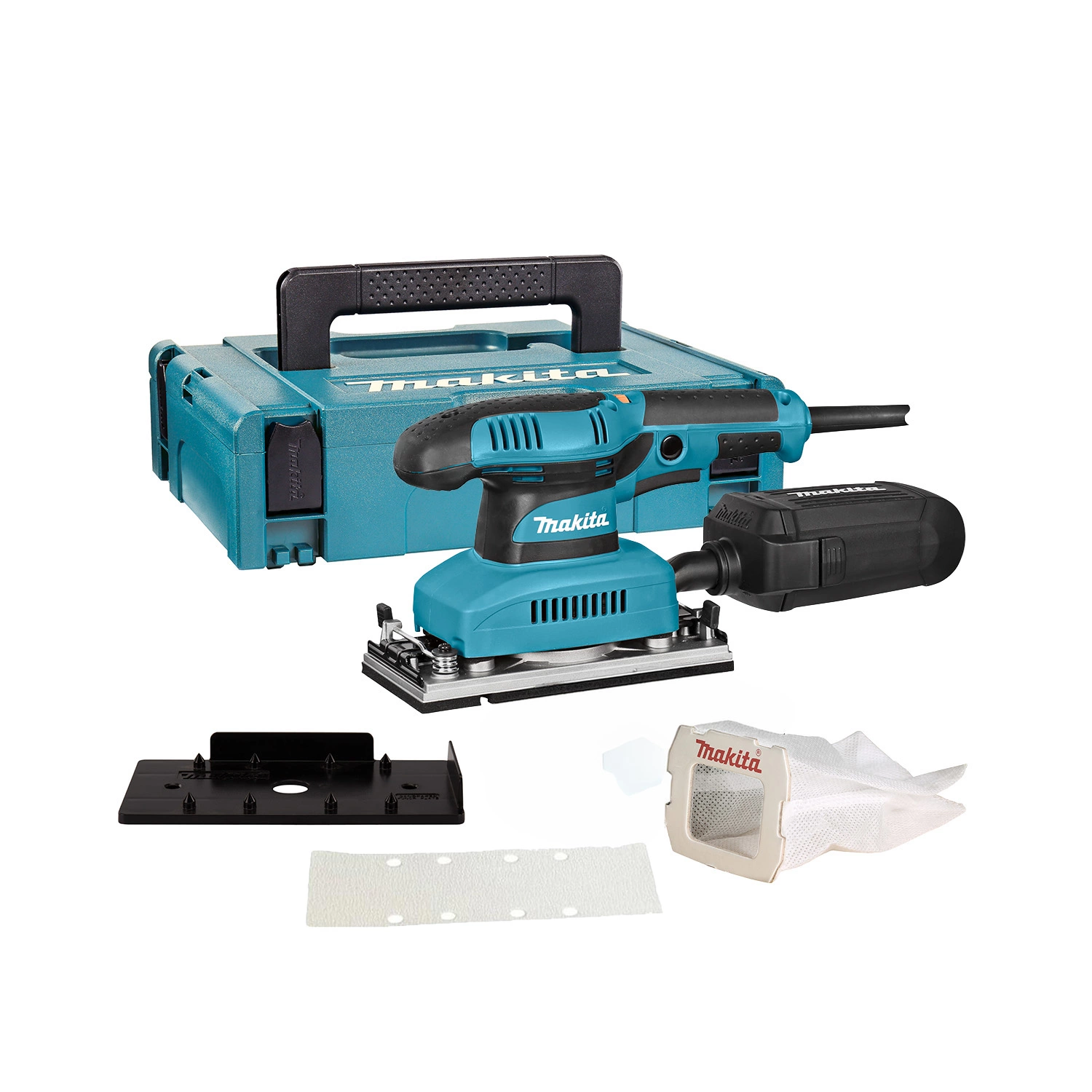 Gereedschapcentrum Makita BO3711J Vlakschuurmachine In Mbox - 190W - 93 X 185mm aanbieding