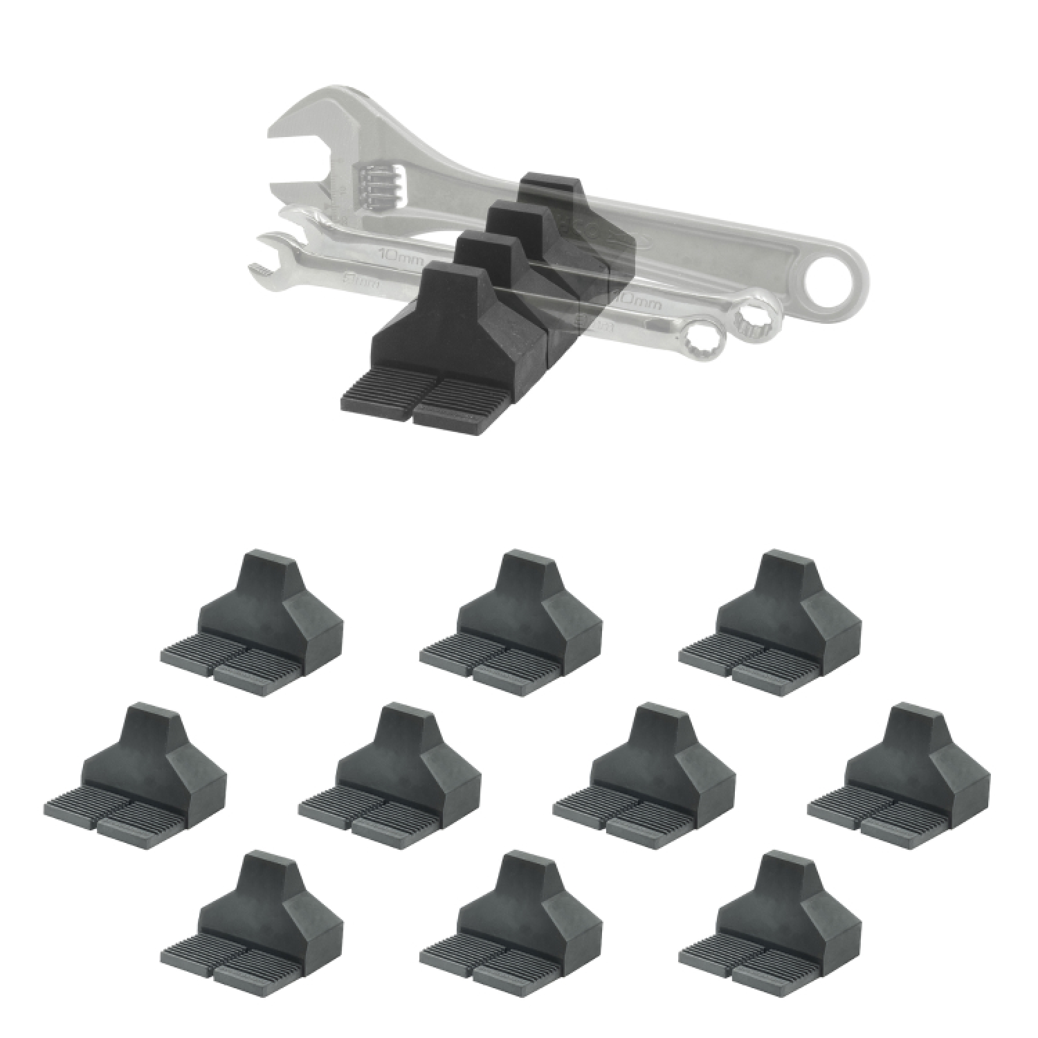 StealthMounts DHSP-SP-10 Drawer Hive Sleutelhouder Voor Ladekast - Zwart - 10 Stuks