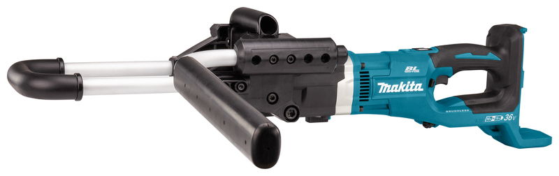 Makita DDG460T2X7 2x18V Li-Ion Accu Grondboor Set (2x 5,0Ah) Incl. Adapters - 150mm - Koolborstelloos - Detailed view of the product