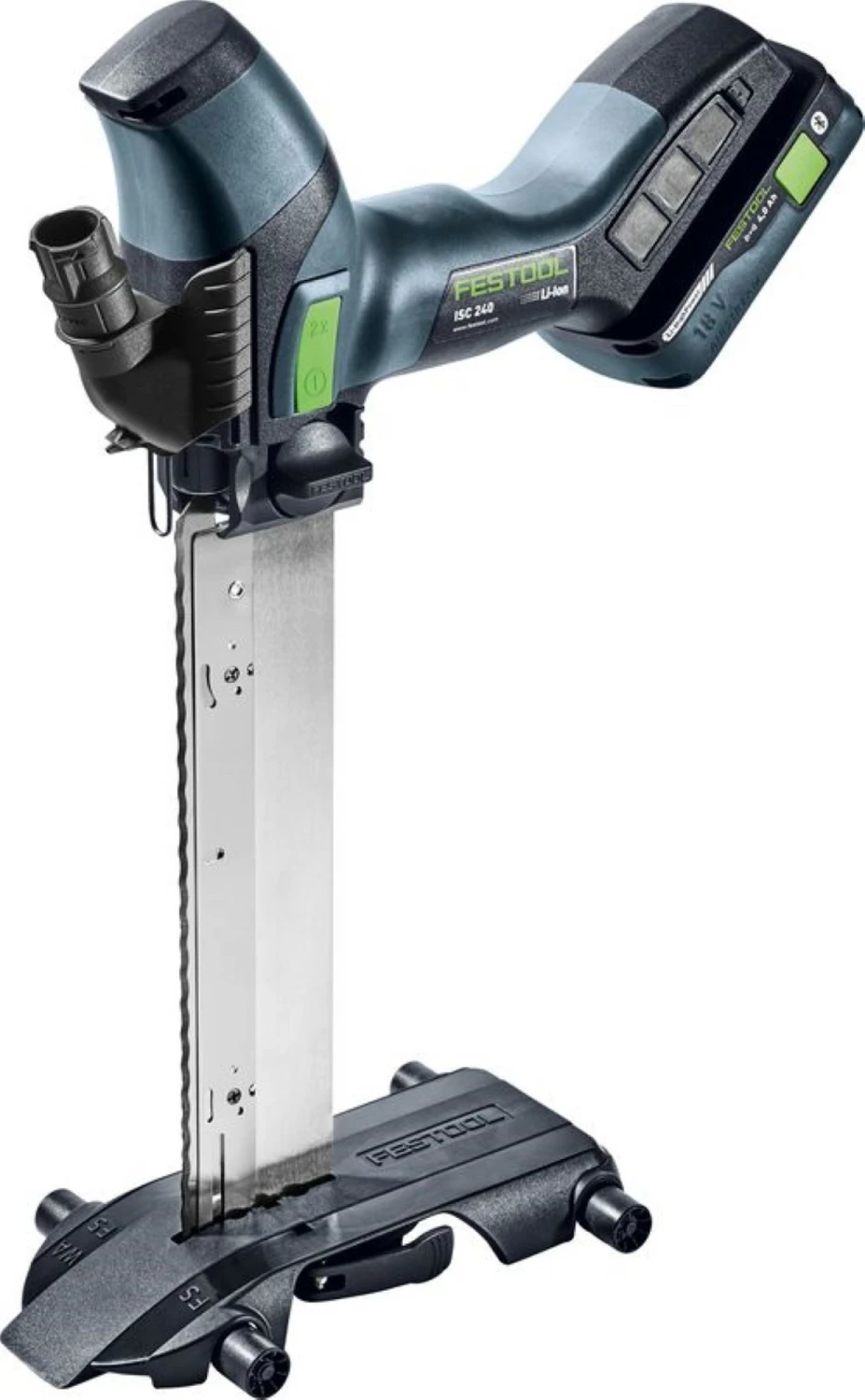 Festool ISC 240 HPC4,0 EBI-Plus 18V Li-Ion Accu Isolatiezaagmachine Set (2x 4,0Ah) In Systainer - 240mm