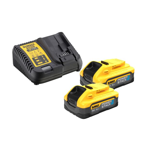 DeWALT DCK2050H2T 18V Li-ion Accu Klopboor-/schroefmachine (DCD805N)&Slagschroevendraaier (DCF850N) Combiset (2x 5.0Ah Accu) In TSTAK - Detailed view of the product