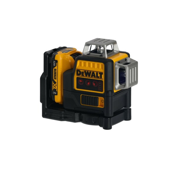 DeWALT DCE089D1R 10,8V Li-Ion Accu Zelfnivellerende 3x360° Graden Multilijnlaser Set (1x 2.0Ah Accu) In Koffer - 3 Lijnen - 15m - Rood - Detailed view of the product