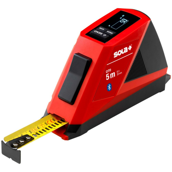 Sola CITO Digitale Rolmaat Bluetooth - 5m X 25mm - Detailed view of the product