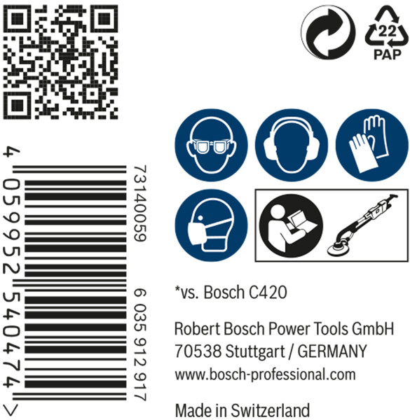 Bosch 2608900709 EXPERT M480 Schuurnet Best For Wood And Paint - 225mm - K120 (25st) - Detailed view of the product