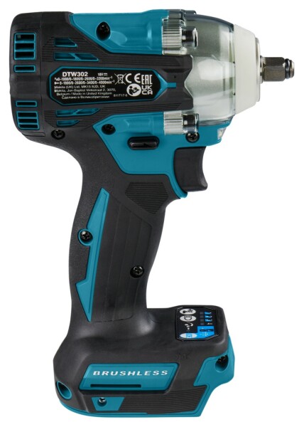 Makita DTW302ZJ 18V Li-Ion Accu Slagmoersleutel Body In Mbox - 3/8"- Koolborstelloos - Detailed view of the product