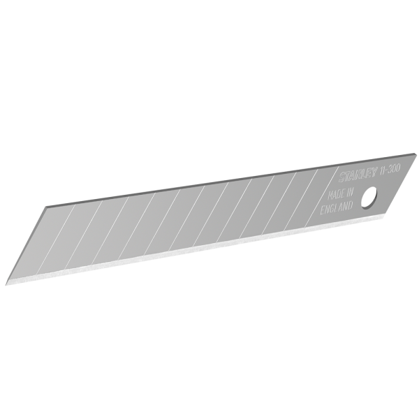 Stanley 0-11-300 Afbreekmesjes - 9mm (10st) - Detailed view of the product