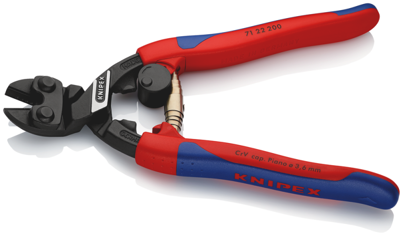 Knipex 7122200 CoBolt Boutensnijder - Compact - Gebogen - 200mm - Detailed view of the product