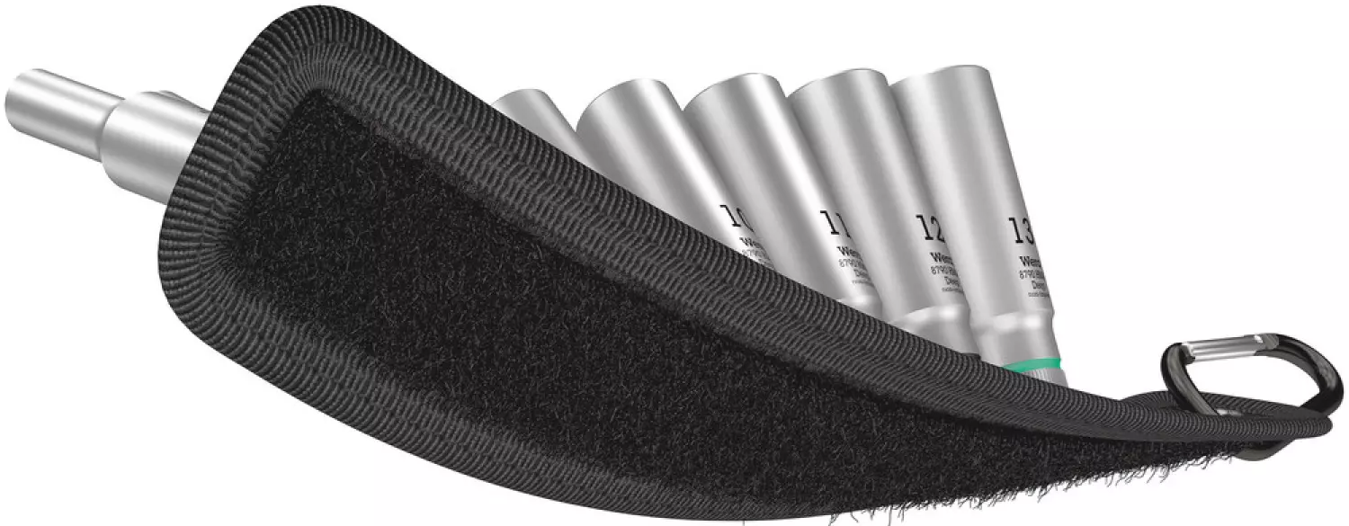 Wera 5004525001 Belt A Deep 1 9-delige Doppenset Incl. Houder - 1/4" thumbnail 2