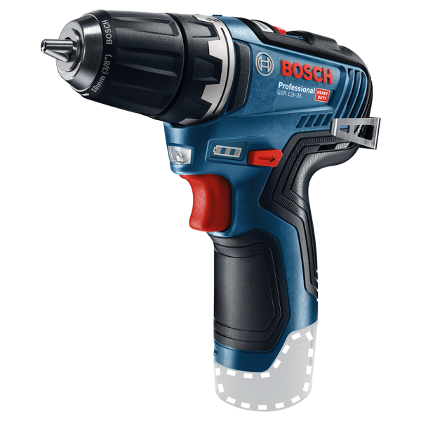 Bosch GSR 12V-35 12V Li-Ion Accu Schroefboormachine Set (2x 3.0Ah) In L-Boxx - Detailed view of the product