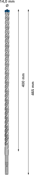 Bosch 2608900124 EXPERT Hamerboor SDS Plus-7X - 14x400x465mm - Detailed view of the product