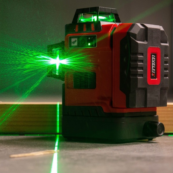 Levelfix CCL460G 3D Cone / Kruislijnlaser 3x360° Set - Groen - 40m - Detailed view of the product