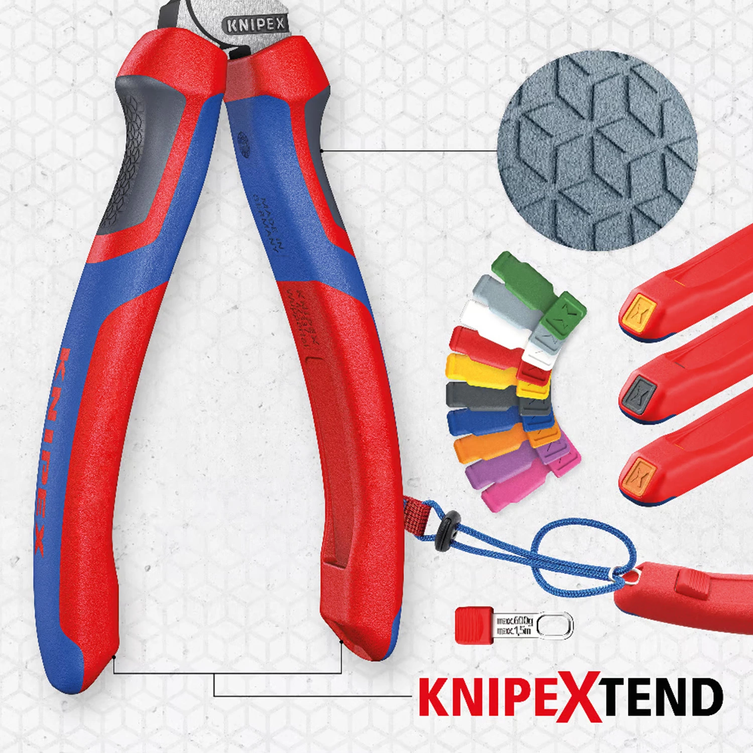 Knipex 202225 Kracht Combinatietang - 225mm thumbnail 2