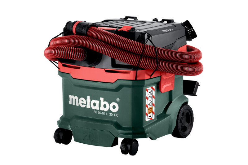Metabo AS 36-18 L 20 PC 18V Li-ion Accu Bouwstofzuiger - L-klasse - 20L - Detailed view of the product