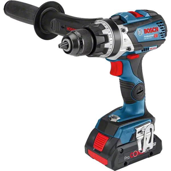 Bosch GSB18V-110 18V Li-ion Accu Schroefboormaachine Set (3x 4Ah Accu) In L-Boxx - Detailed view of the product