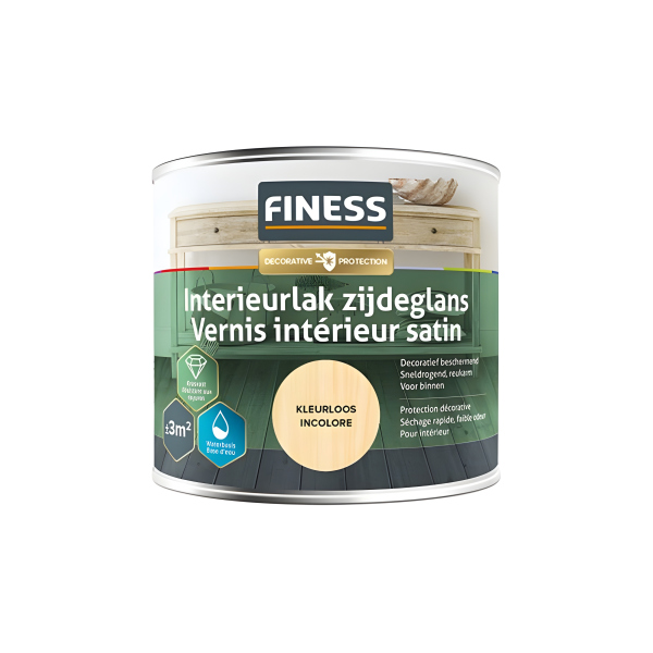 finess interieurlak zijdeglans white wash 0.25 ltr