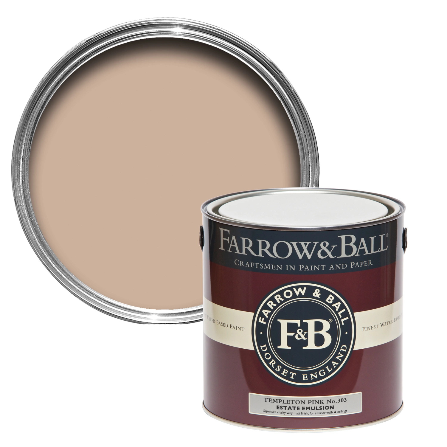 Farrow&Ball Casein Distemper Templeton Pink No. 303 - 5L