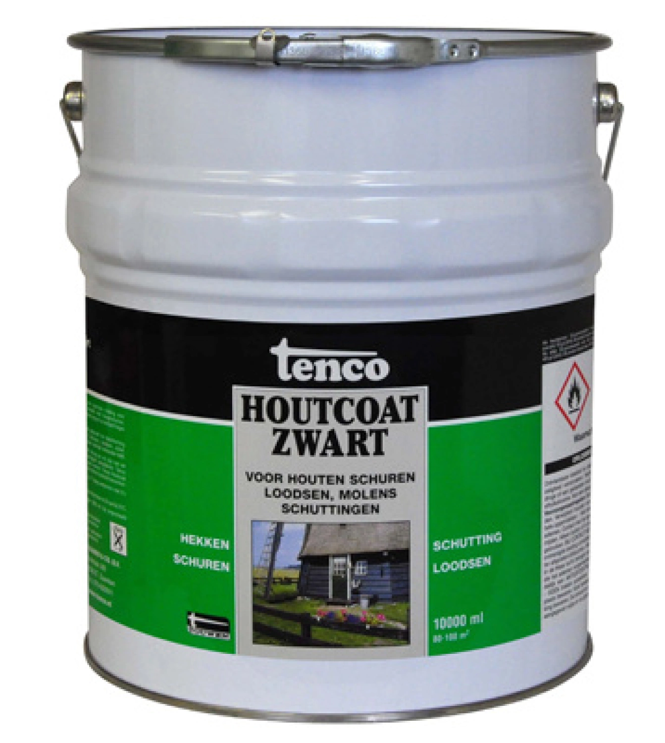 Tenco Houtcoat Teervrij - 10L - Zwart