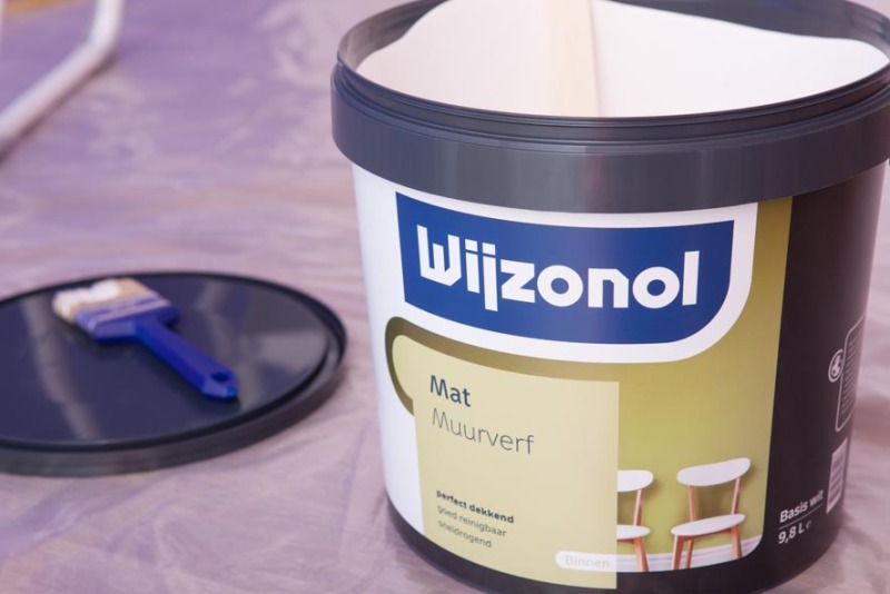 Wijzonol Muurverf Mat - Op Kleur Gemengd - 5L - Detailed view of the product