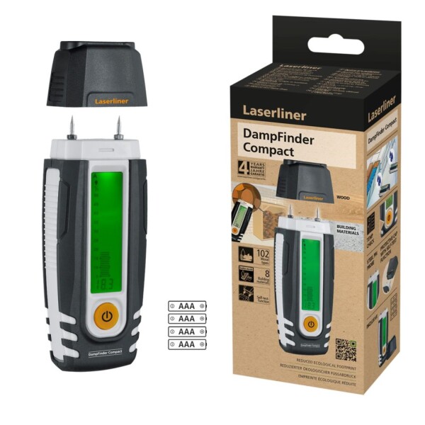 Laserliner DampFinder Compact Materiaal Vochtmeter - Detailed view of the product