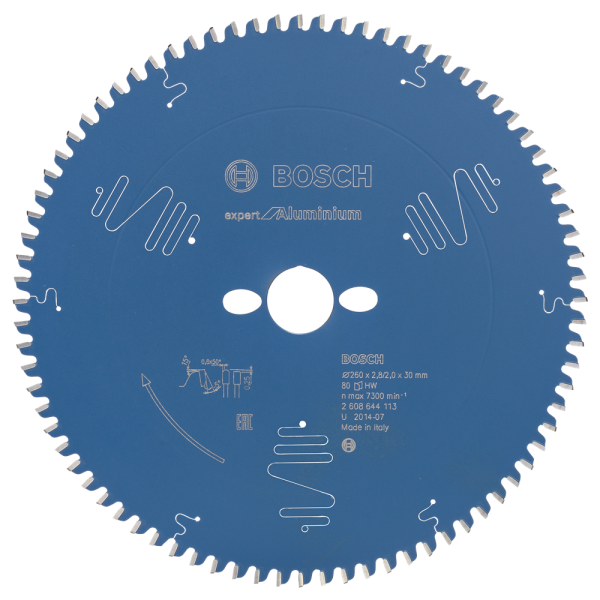 Bosch 2608644113 Expert Cirkelzaagblad - 260 X 30 X 80T - Aluminium - Carbide