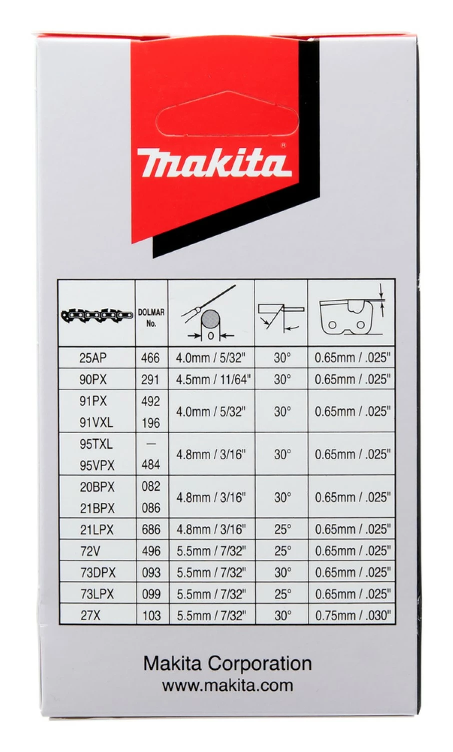 Makita 191G95-7 Zaagketting - 150mm thumbnail 3