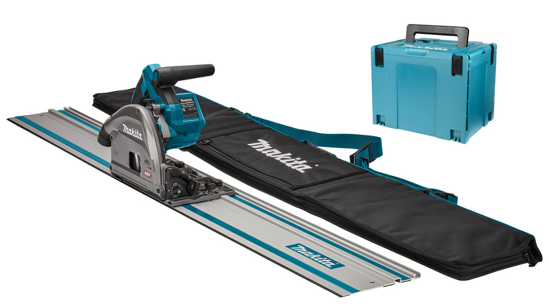 Makita SP001GZ04 XGT 40V Max Li-ion Accu Invalcirkelzaag Body In Mbox - Met Geleiderai 1500 Mm En AWS Zender In Tas