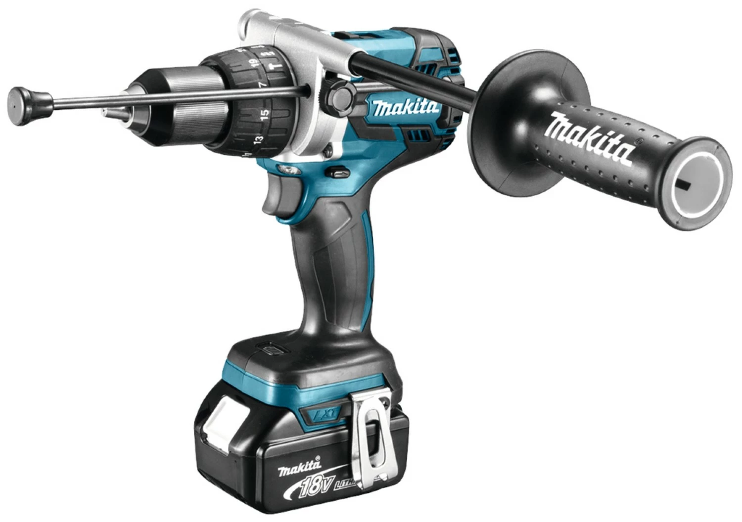 Makita DLX5034T 18V Li-Ion Accu 5-delige Combiset (2x 5,0Ah Accu) In Tas - Koolborstelloos thumbnail 2