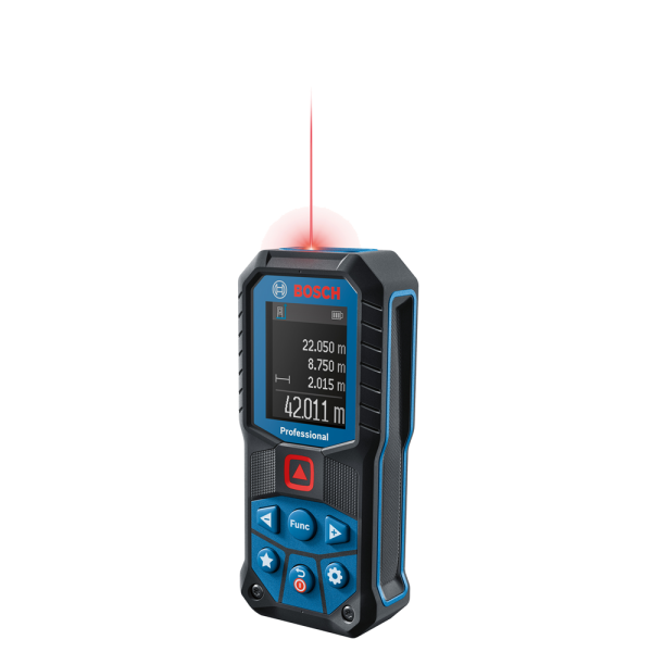 Bosch GLM 50-22 Laserafstandsmeter - 50m - Rood - Detailed view of the product