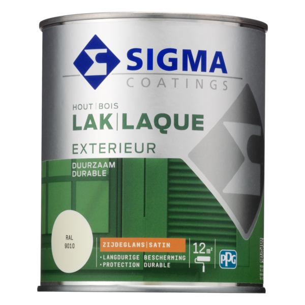 Sigma Exterieur Lak Zijdeglans 750ml RAL 9010