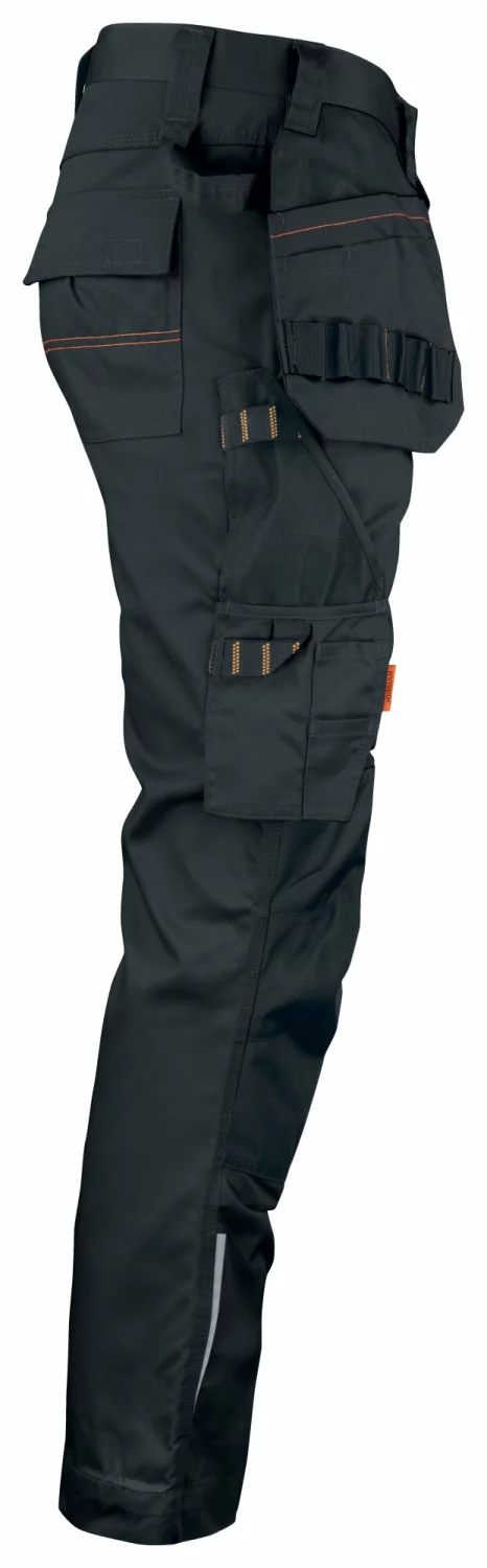 Jobman 2322 Werkbroek Holsterpockets - Maat 54 - Zwart thumbnail 4