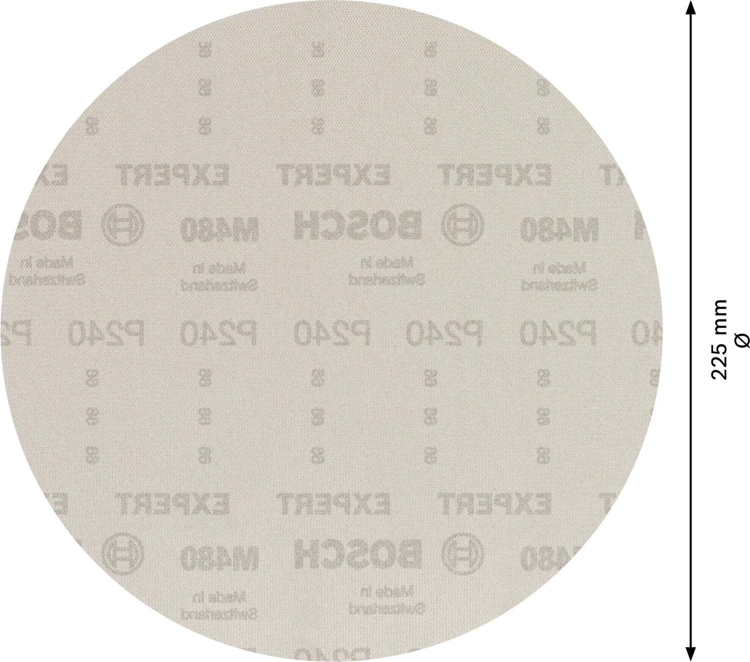Bosch 2608900713 EXPERT M480 Schuurnet Best For Wood And Paint - 225mm, K240, 25st thumbnail 4