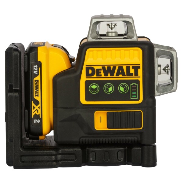DeWALT DCE089D1GTRID 10.8V Li-Ion Accu Zelfnivellerende Kruislijnlaser Set (1x 2.0Ah Accu) In Koffer - 3 Lijnen - 30m - Groen - Detailed view of the product