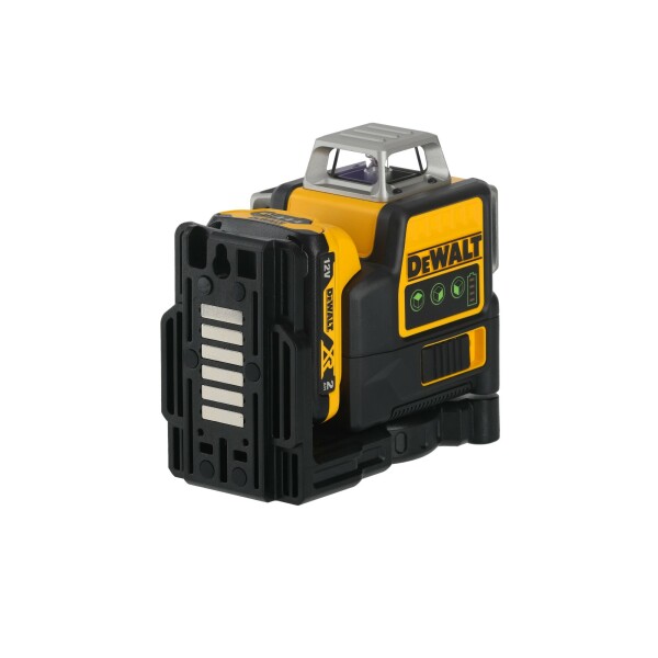 DeWALT DCE089D1GTRID 10.8V Li-Ion Accu Zelfnivellerende Kruislijnlaser Set (1x 2.0Ah Accu) In Koffer - 3 Lijnen - 30m - Groen - Detailed view of the product