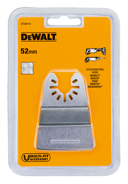 DeWALT DT20714 Universeel Multitool Schaafzaagblad - 52mm - Detailed view of the product