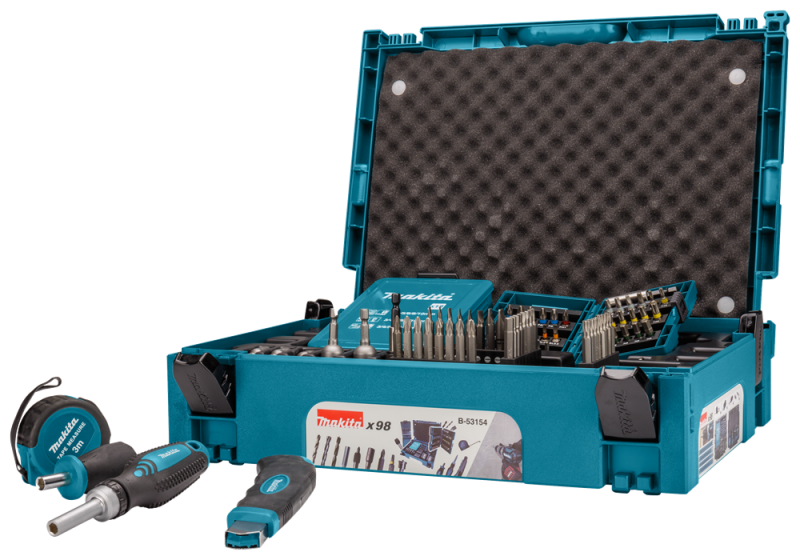 Makita B-53154 Boor-/schroefbitset 98-delig - Detailed view of the product