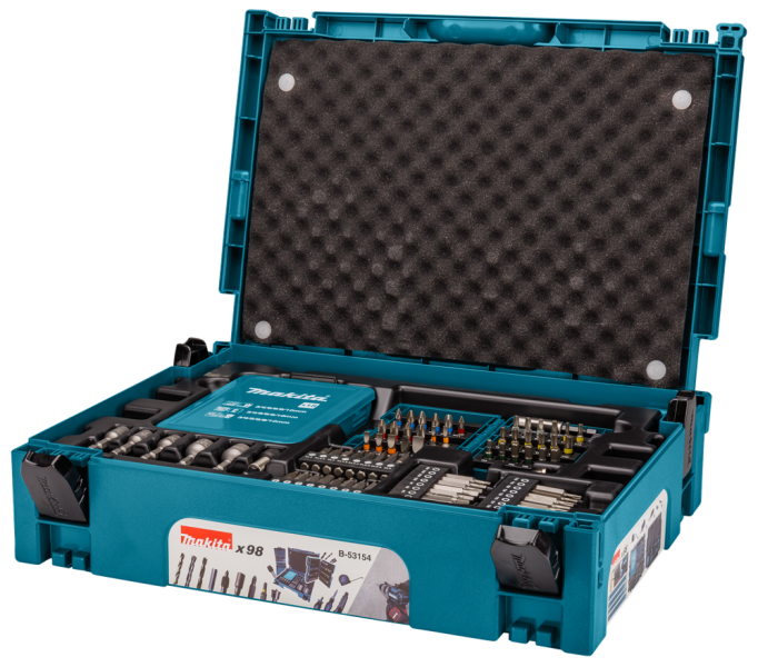 Makita B-53154 Boor-/schroefbitset 98-delig - Detailed view of the product