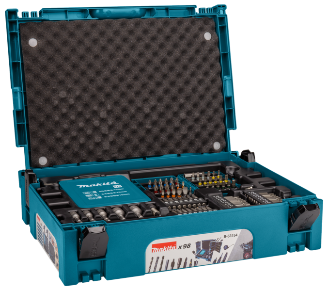 Makita B-53154 Boor-/schroefbitset 98-delig - Detailed view of the product