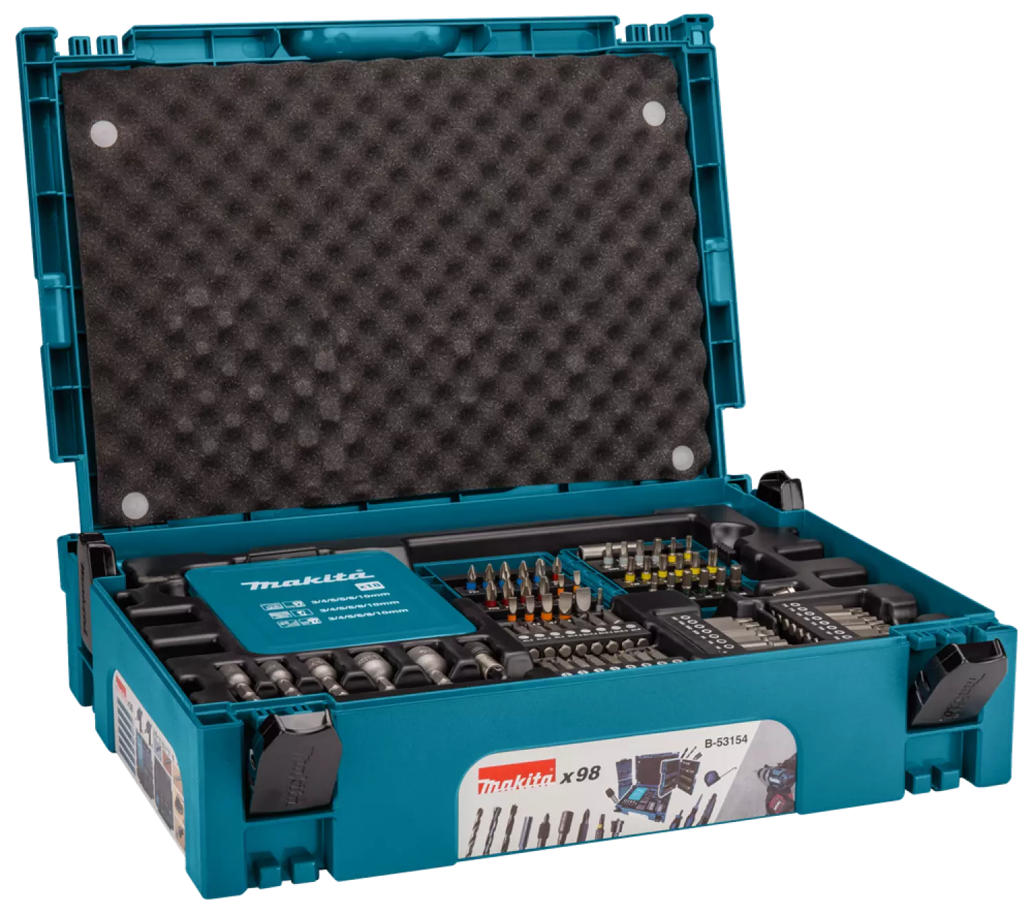 Makita B-53154 Boor-/schroefbitset 98-delig thumbnail 2