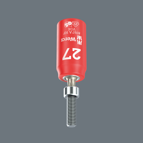 Wera 05005920001 8767 C VDE HF TORX® Zyklop Bitdop Geïsoleerd - 1/4"- TX 20 - Detailed view of the product